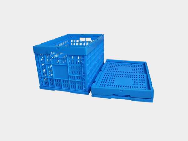 軒盛塑業600-340塑料內倒式折疊周轉筐