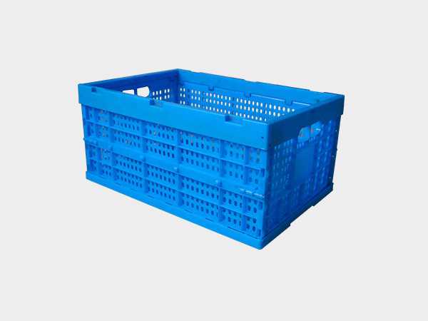 軒盛塑業600-280塑料內倒式折疊周轉筐