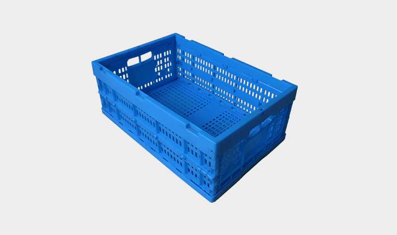 軒盛塑業600-240塑料內倒式折疊周轉筐