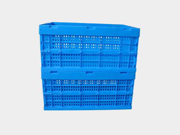 軒盛塑業600-280塑料內倒式折疊周轉筐