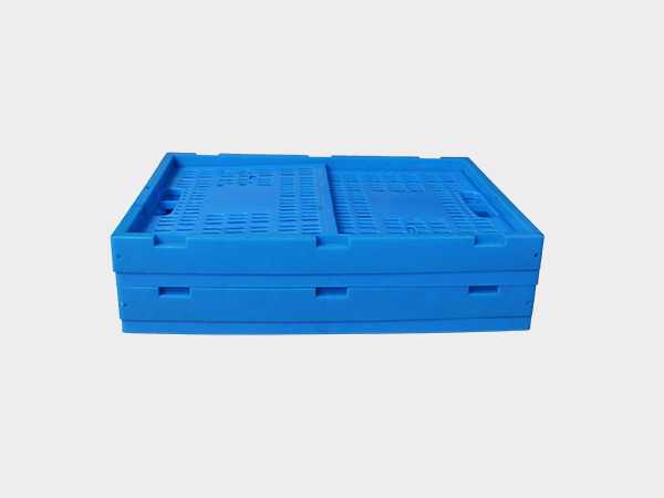 軒盛塑業600-340塑料內倒式折疊周轉筐