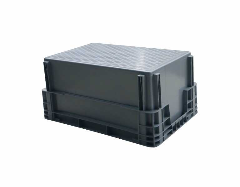 軒盛塑業600-230錯位塑料物流箱