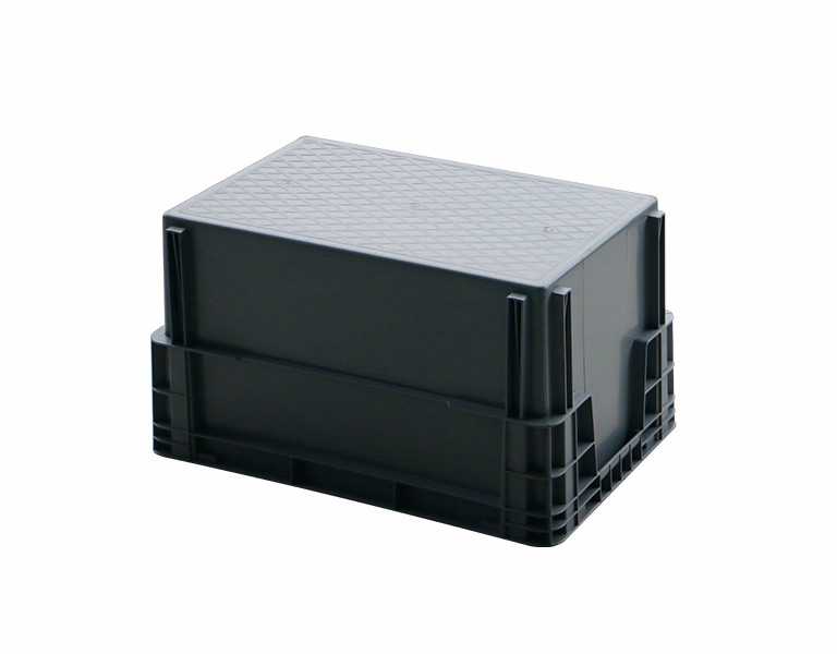 軒盛塑業600-280錯位塑料物流箱